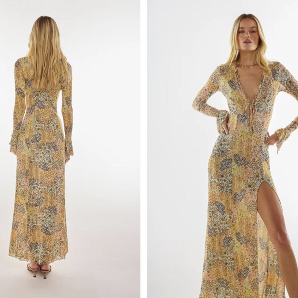 RESA Multicolor Floral Maxi Dress